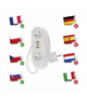 Przedłużacz 2m 2 gniazda + 2×USB A+1×USB C, biały, PVC, 1 mm2 EMOS P0212U