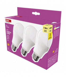 Żarówka LED Classic A60 E27 13 W (100 W) 1521 lm ciepła biel EMOS ZQ5E61.3