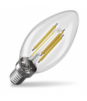 Żarówka LED Filament świeczka A CLASS E14 3,8 W (60 W) 806 lm Ciepła biel EMOS Lighting ZF3A42