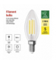 Żarówka LED Filament świeczka A CLASS E14 3,8 W (60 W) 806 lm Ciepła biel EMOS Lighting ZF3A42