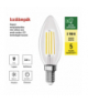 Żarówka LED Filament świeczka A CLASS E14 3,8 W (60 W) 806 lm Ciepła biel EMOS Lighting ZF3A42