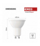 Żarówka LED Classic MR16 GU10 7 W  (60 W) 806 lm zimna biel EMOS ZQ8E44