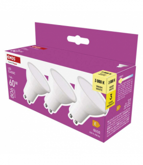 Żarówka LED Classic MR16 GU10 7 W  (60 W) 806 lm ciepła biel EMOS ZQ8E42.3