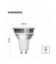 Żarówka LED Classic MR16 srebro GU10 3 W (32 W) 345 lm zimna biel EMOS ZQ8E19