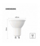 Żarówka LED Classic MR16 GU10 4 W (39 W) 450 lm neutralna biel EMOS ZQ8E23