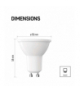 Żarówka LED Classic MR16 GU10 3 W (32 W) 345 lm ciepła biel EMOS ZQ8E12.3