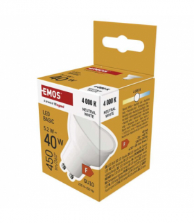 Żarówka LED Basic MR16 GU10 5,2 W (40 W) 450 lm 450 lm neutralna biel EMOS ZL8F23