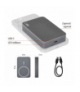 Powerbank EMOS WI 1046, 10 000 mAh, 20 W+Wireless, szary EMOS B0551GY