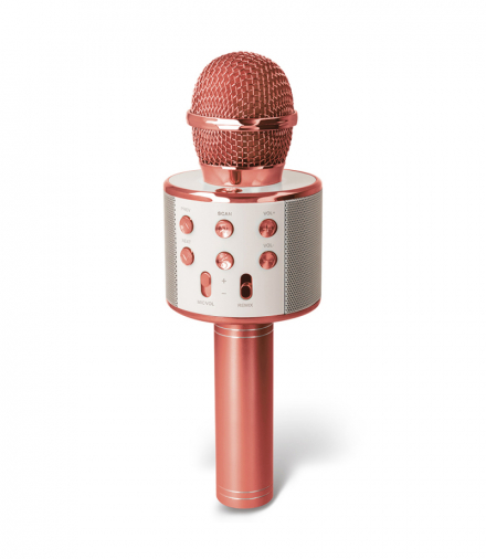 Forever mikrofon z głośnikiem Bluetooth BMS-300 Lite różowe złoto TFO GSM116524