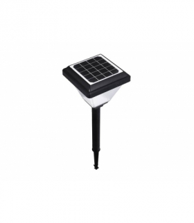 Ogrodowa lampa solarna okrągła 2W z akumulatorem 2400mAh LAMEX LXTQ001C