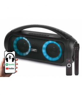 Głośnik Bluetooth Boombox z mikrofonem i pilotem 2x3`` LTC LXPA3316