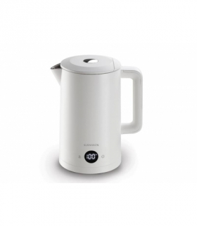 CZAJNIK SMART SVENSSON Z CYFROWYM WYŚWIETLACZEM, TUYA WIFI, 2200W, 1,7L Biały LAMEX SMART06B