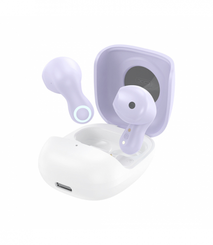 XO słuchawki Bluetooth G28 TWS fioletowe TFO GSM188244