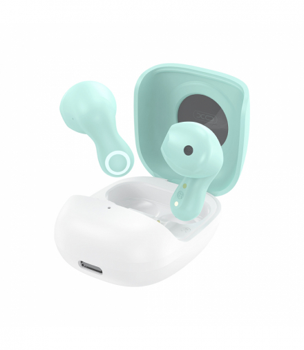 XO słuchawki Bluetooth G28 TWS niebieskie TFO GSM188245