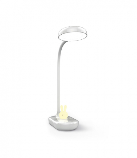 Lampa biurkowa LED 4,5W ze świecącym króliczkiem PURE FLB-30 ASTRID biała Forever Light RTV200043