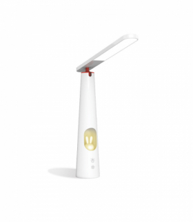 Lampa biurkowa LED 7,5W ze świecącym króliczkiem PURE FLB-150 ELENA biała Forever Light RTV200045