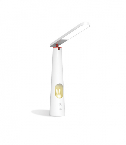 Lampa biurkowa LED 7,5W ze świecącym króliczkiem PURE FLB-150 ELENA biała Forever Light RTV200045