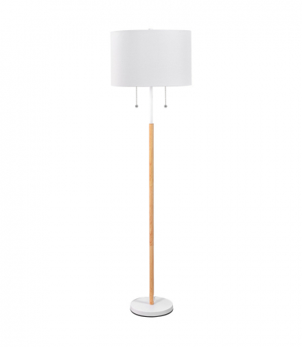 Lampa stojąca Fogo 2xE27 biała Light Prestige LP-0304/2F WH