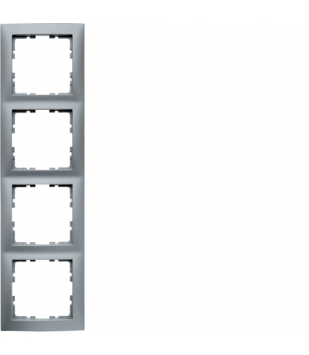 B.Kwadrat Ramka 4-krotna, alu mat, lakierowany