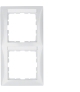 B.Kwadrat Ramka 2-krotna pionowa z polem opisowym, biały