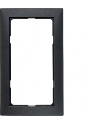 B.Kwadrat Ramka z dużym wycięciem, antracyt mat