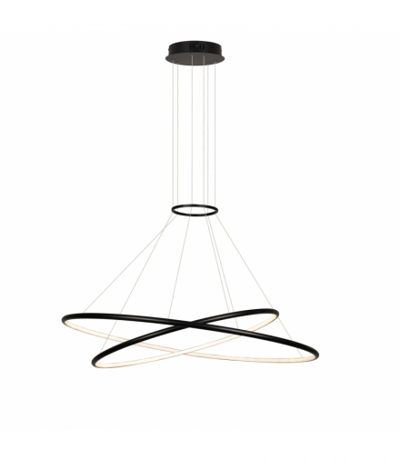 Lampa wisząca Halifax 2xLED czarna Light Prestige LP-940/2P BK CCT