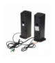 Głośniki komputerowe Soundbar Audiocore 3Wx2, LED, USB 5V, wejście liniowe, AC955 Audiocore CEN-75235