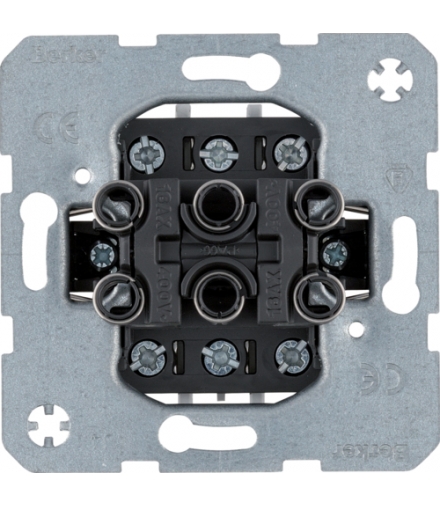Łącznik 3-klawiszowy 3-krotny, mechanizm, zaciski śrubowe one.platform