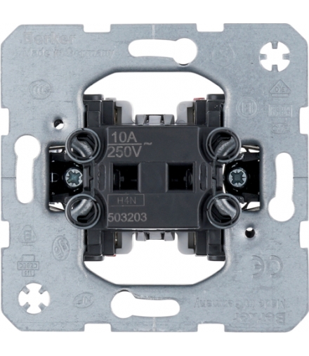 Łącznik 1-klawiszowy przyc., 1 zestyk zwierny, 1 zestyk rozwierny, samozaciski one.platform