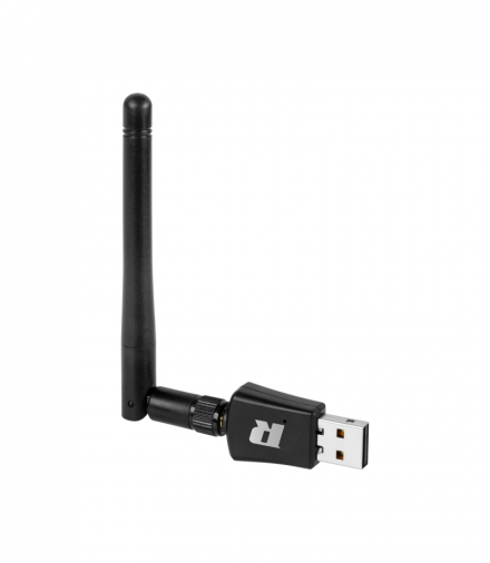 Karta sieciowa WiFi 5GHz 802.11 a/c/b/g/n adapter USB z antena Rebel LEC-KOM0640-5