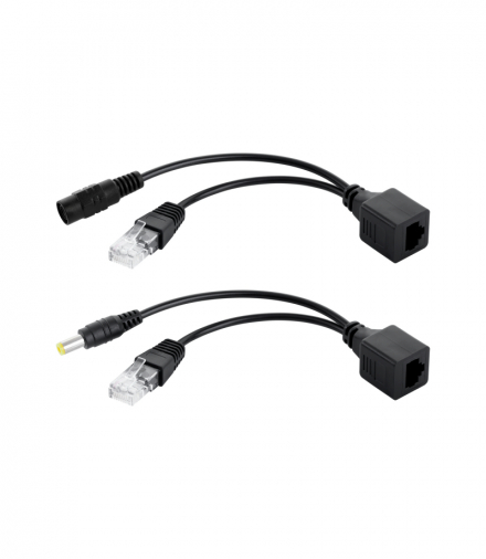 Adapter PoE - zasilanie LAN po skrętce Cabletech Cabletech LEC-URZ2072