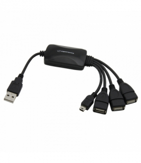 USB 2.0 HUB 3x USB + 1x mini USB Esperanza EA114 ESP-EA114