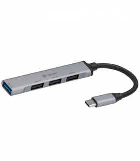 HUB TRACER USB 3.0 H40 4 ports, USB-C TRACER TRAPOD46999
