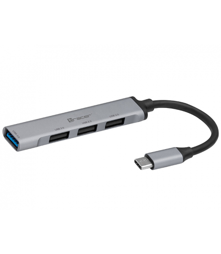 HUB TRACER USB 3.0 H40 4 ports, USB-C TRACER TRAPOD46999