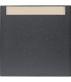 Klawisz z polem opisowym do łączników 1-klawiszowych antracyt mat