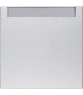 Klawisz z polem opisowym do łączników 1-klawiszowych alu mat