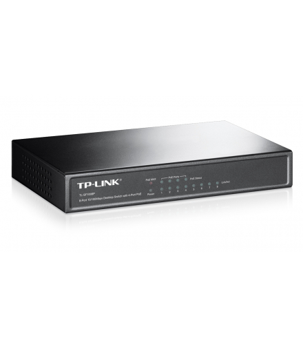 TP-LINK TL-SF1008P Switch PoE 8 portów 10/100Mbps (4xPoE) Tp-Link LEC-KOM0659