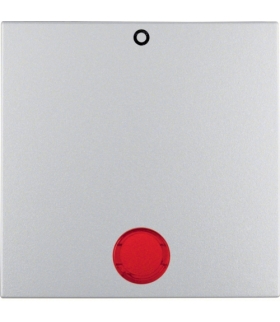 Klawisz z czerwoną soczewką i nadrukiem "0", do łączników 2- i 3-biegunowych alu mat
