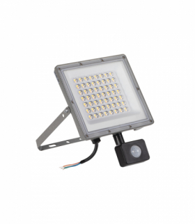 Naświetlacz LED ACETE 50W CCT SE GR szary wolne końce przewodów Kanlux 38498