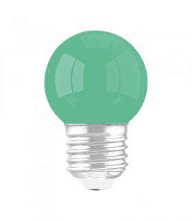 Lampa z diodami SMD LED ULKE LED E27 1W GREEN zielony Struhm 04638