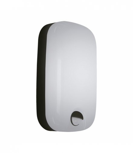 Plafoniera hermetyczna z czujnikiem ruchu ABEL LED SL 15W BLACK CCT czarny Struhm 04355