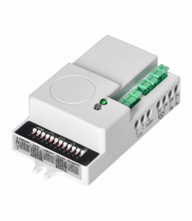 Mikrofalowy czujnik ruchu mini ze ściemniaczem, 360/180st. z regulacją zworkową, IP20, 1200W Orno OR-CR-269