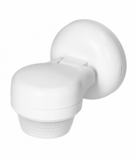 Czujnik ruchu 360st. IP65, 1200W, zasięg max. 24m, biały Orno OR-CR-272/W