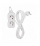 Przedłużacz 3 m 2 gniazdo biały PVC 1 mm2 EMOS P0213
