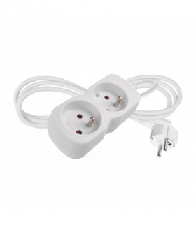 Przedłużacz 1,4 m 2 gniazdo biały PVC 1 mm2 EMOS P02114