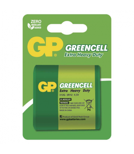 GP Bateria cynkowa GREENCELL (4,5V) 3R12 1BL GP B1261