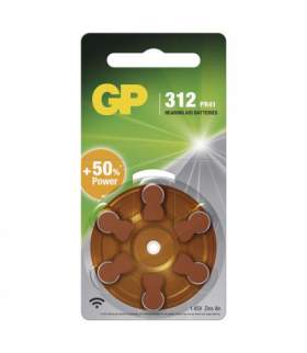 GP Bateria do aparatu słuchowego ZA312 6BL GP B3512