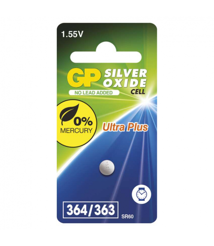 GP Bateria guzikowa do zegarków 364F (SR60, SR621) 1BL GP B3364F1