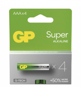 GP Bateria alkaliczna SUPER AAA (LR03) 4PP GP B01114