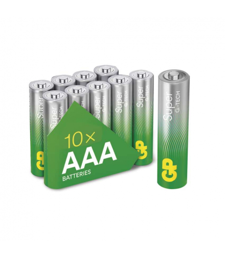 GP Bateria alkaliczna SUPER AAA (LR03) 10PB GP B0111G
